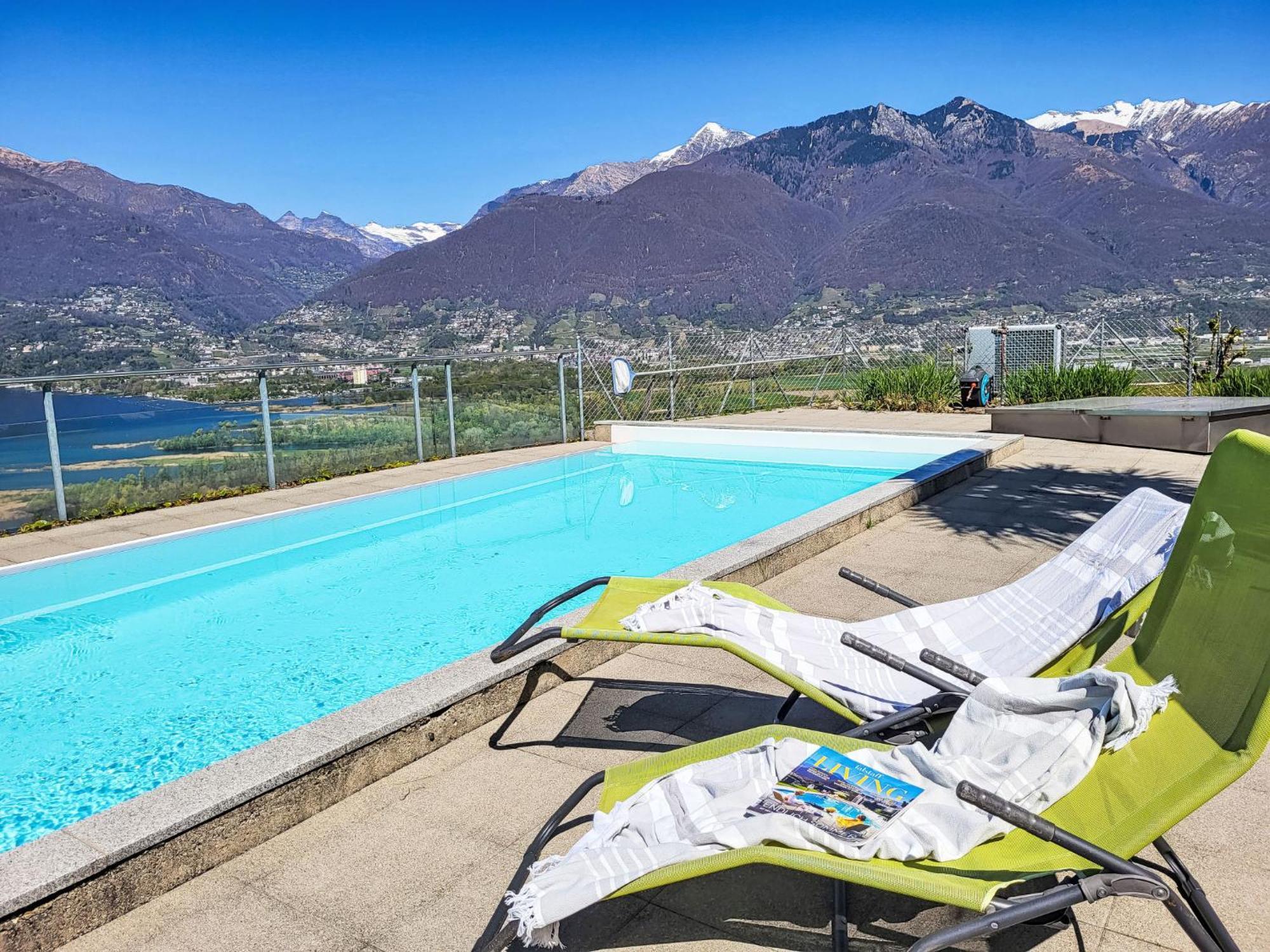 Apartment Vista Lago Maggiore 1-Floor Left By Interhome Gambarogno Eksteriør bilde