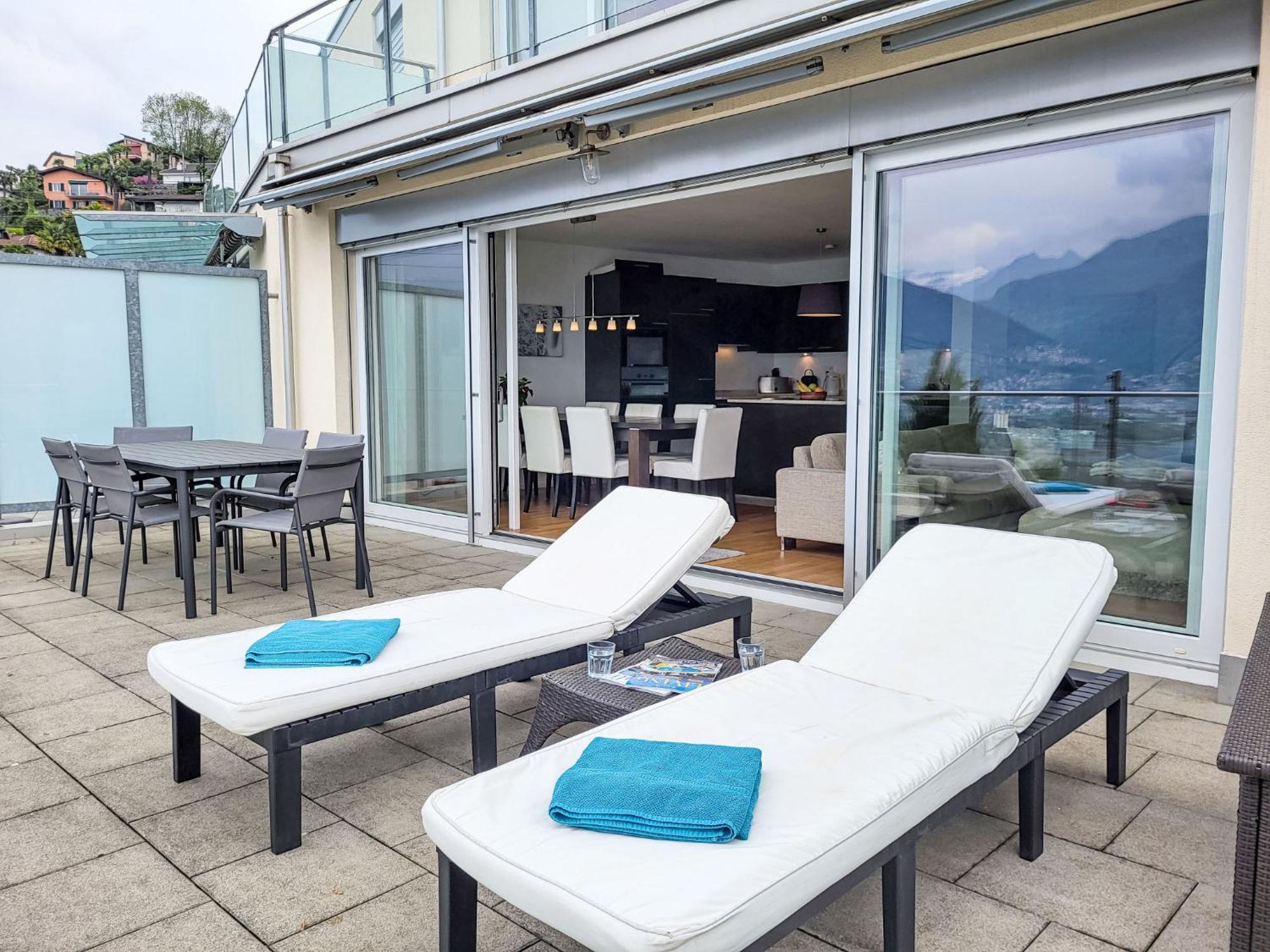 Apartment Vista Lago Maggiore 1-Floor Left By Interhome Gambarogno Eksteriør bilde